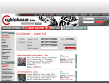 Tablet Screenshot of cyklobazar.info