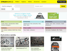 Tablet Screenshot of cyklobazar.cz