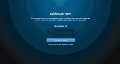 Desktop Screenshot of cyklobazar.com