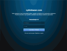 Tablet Screenshot of cyklobazar.com